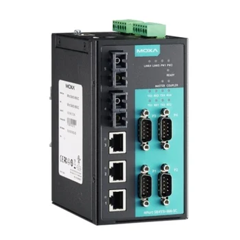 NPort S8455I-MM-SC 4-портовый преобразователь RS-232/422/485 в Ethernet cо встроенным Ethernet-коммутатором NPort S8455I-MM-SC 4-портовый преобразователь RS-232/422/485 в Ethernet cо встроенным Ethernet-коммутатором